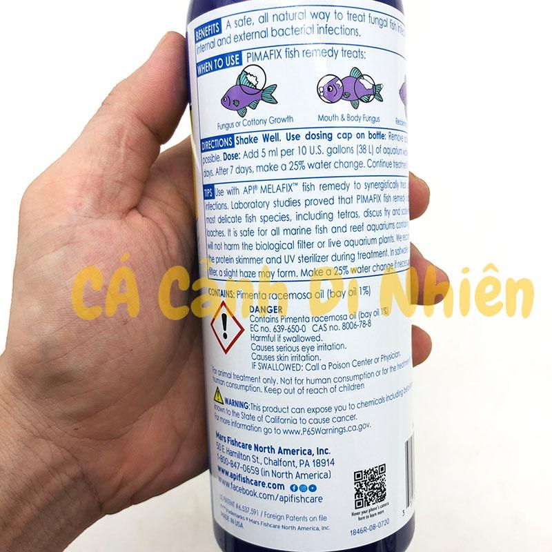 Dung dịch kháng khuẩn API Pimafix 473 ML cho hồ cá cảnh