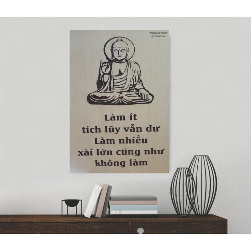 Tranh Gỗ Phật Dạy Treo Trang Trí