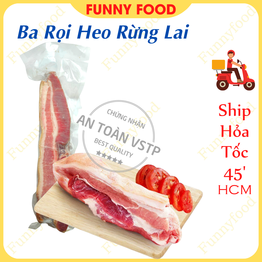 Ba Rọi Heo Rừng Lai 1kg – Heo Rừng Củ Chi – Funnyfood
