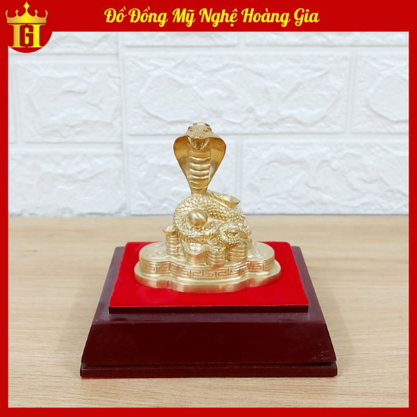 Tượng Rắn Phong Thủy Bằng Đồng
