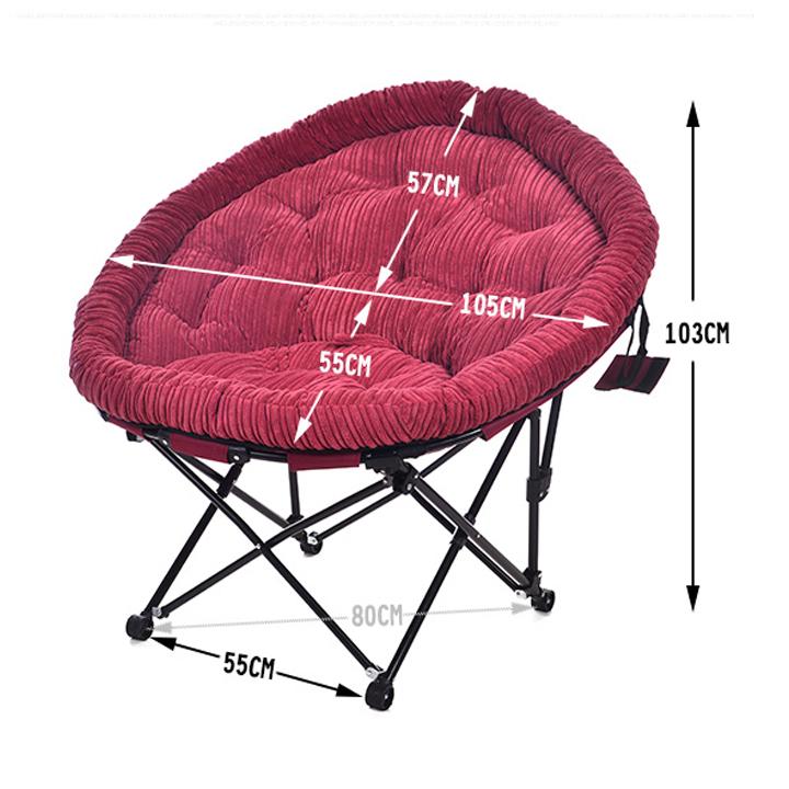 Ghế lười thư giãn Papasan cao cấp gấp gọn