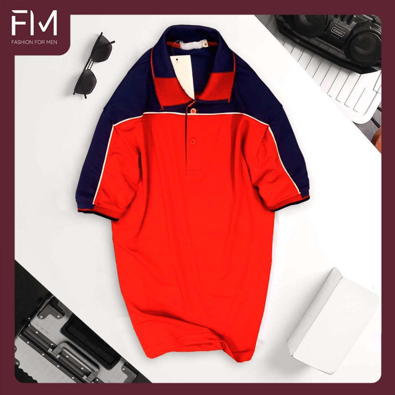 Áo thun polo thời trang nam thanh lịch, style trẻ trung, phù hợp mọi lứa tuổi - FORMEN SHOP - FMPS174