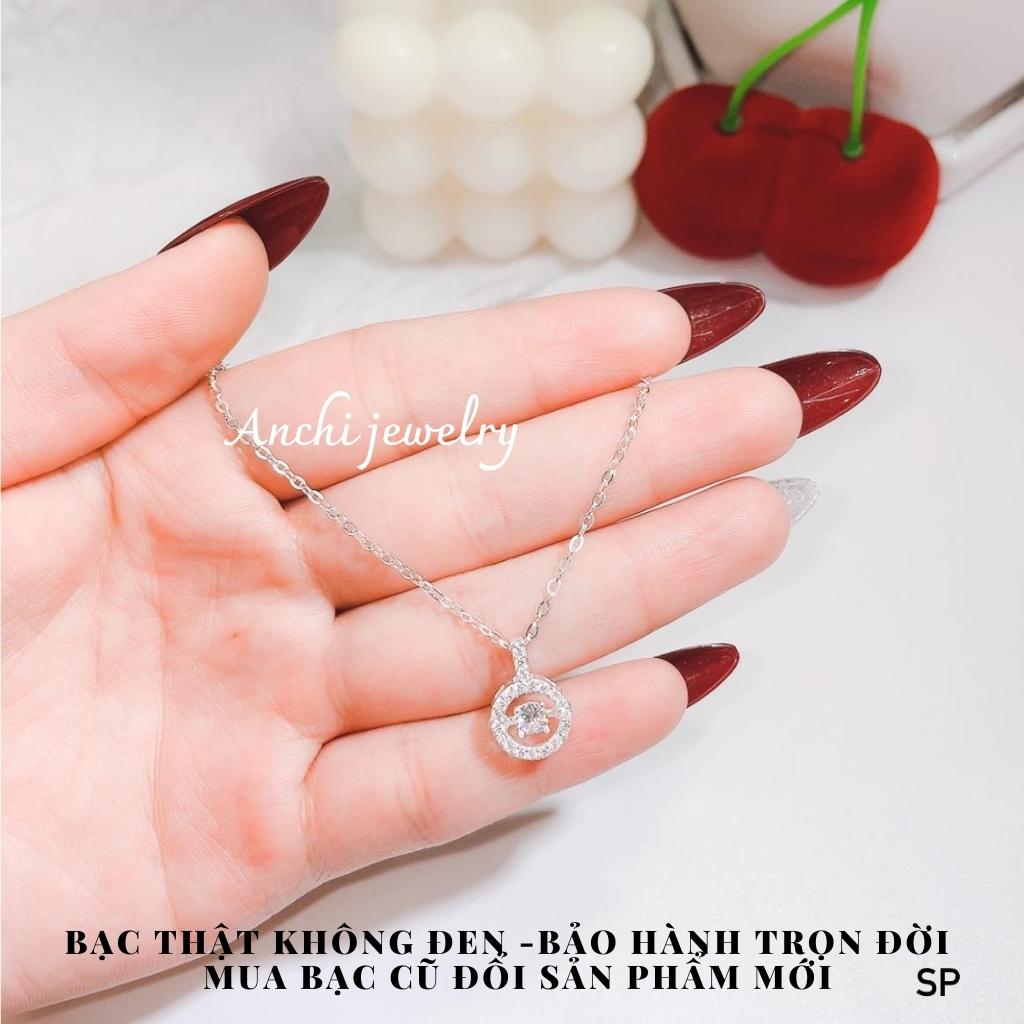 Dây chuyền bạc mặt ngôi sao,Dây chuyền nữ  trẻ trung thanh lịch,Anchijewelry