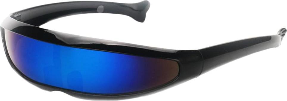 Futuristic Narrow Lens Visor Eyewear Sunglasses