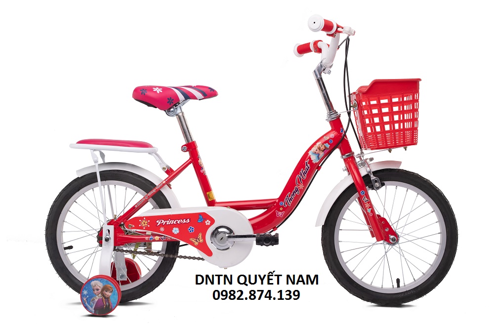 Xe đạp Trẻ em Thống Nhất kiểu HQ 16-03 (Dành cho trẻ từ 4 - 7 tuổi) - Hàng chính hãng