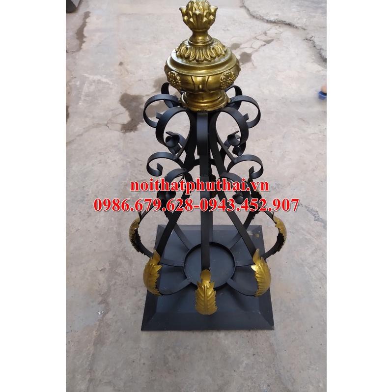 Trụ cổng sắt trang trí