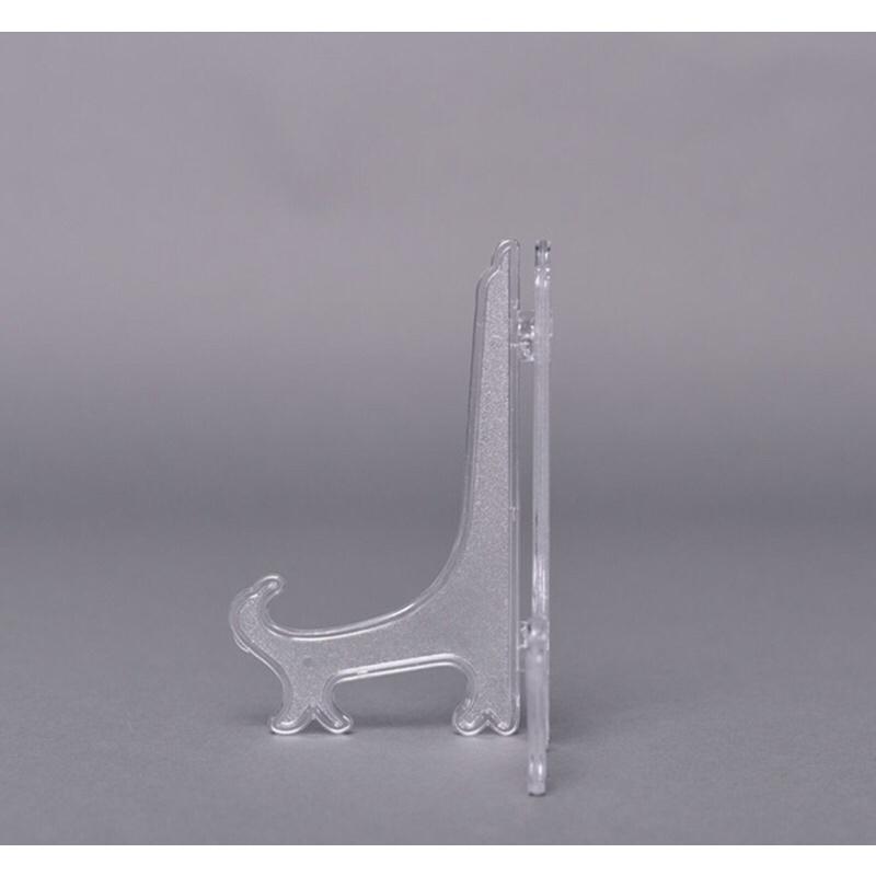 Giá trưng bày đĩa hoặc khung trưng hình nhựa trắng trong suốt 3cm tới 30cm