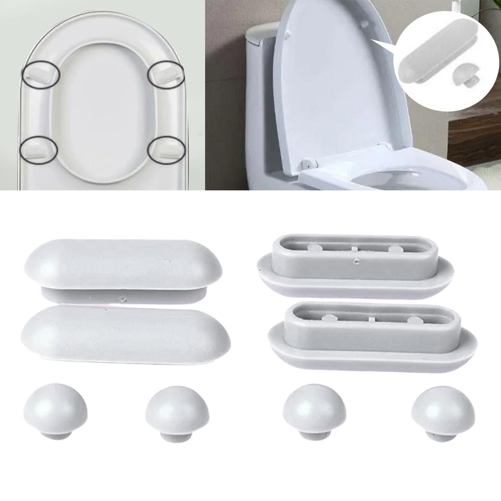 Bidet Toilet Lid Bumpers Replacement Kit Toilet Accessories for Hotel Home