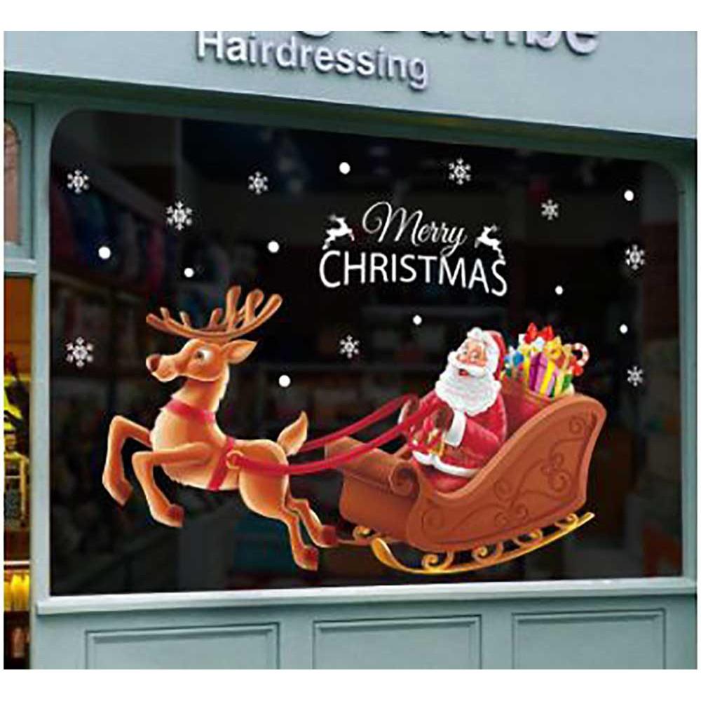 DECAL TRANG TRÍ NOEL 2 MẶT 2021 SỐ 12