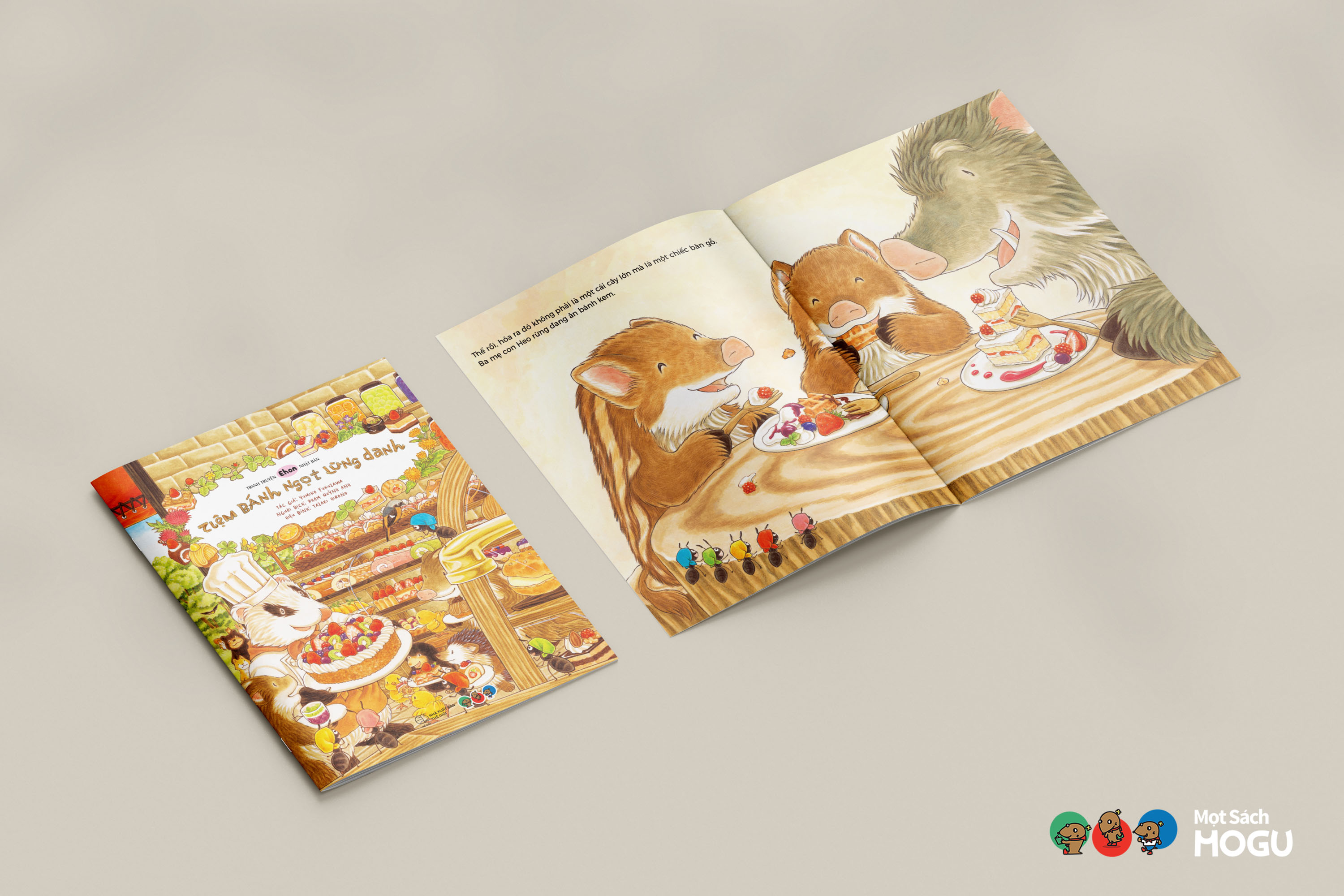 Truyện Ehon bé 3-4-5 tuổi - Tiệm bánh ngọt lừng danh