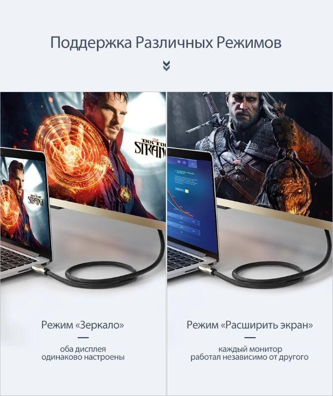 Ugreen UG11189HD102TK 1M màu Đen Cáp tín hiệu HDMI vỏ bọc lưới cao cấp - HÀNG CHÍNH HÃNG