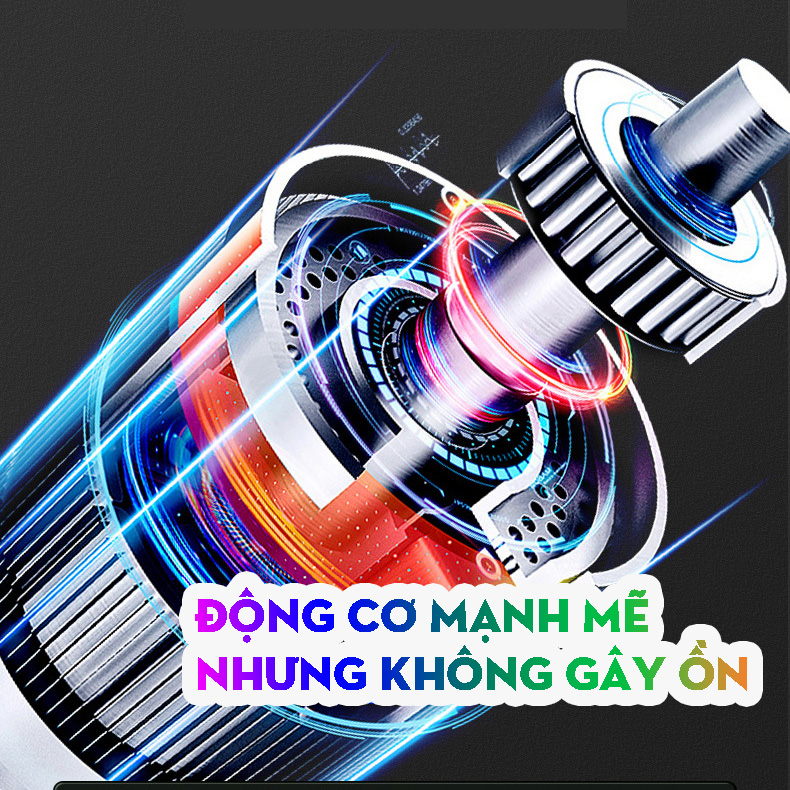 Máy massage mini cầm tay BX720 Mát xa 6 cấp độ, hỗ trợ maassage chuyên sâu, giảm đau cơ, cứng khớp hiệu quả nhanh chóng, đi kèm 4 đầu chuyên dụng - Quà tặng cho sức khỏe hàng nhập khẩu