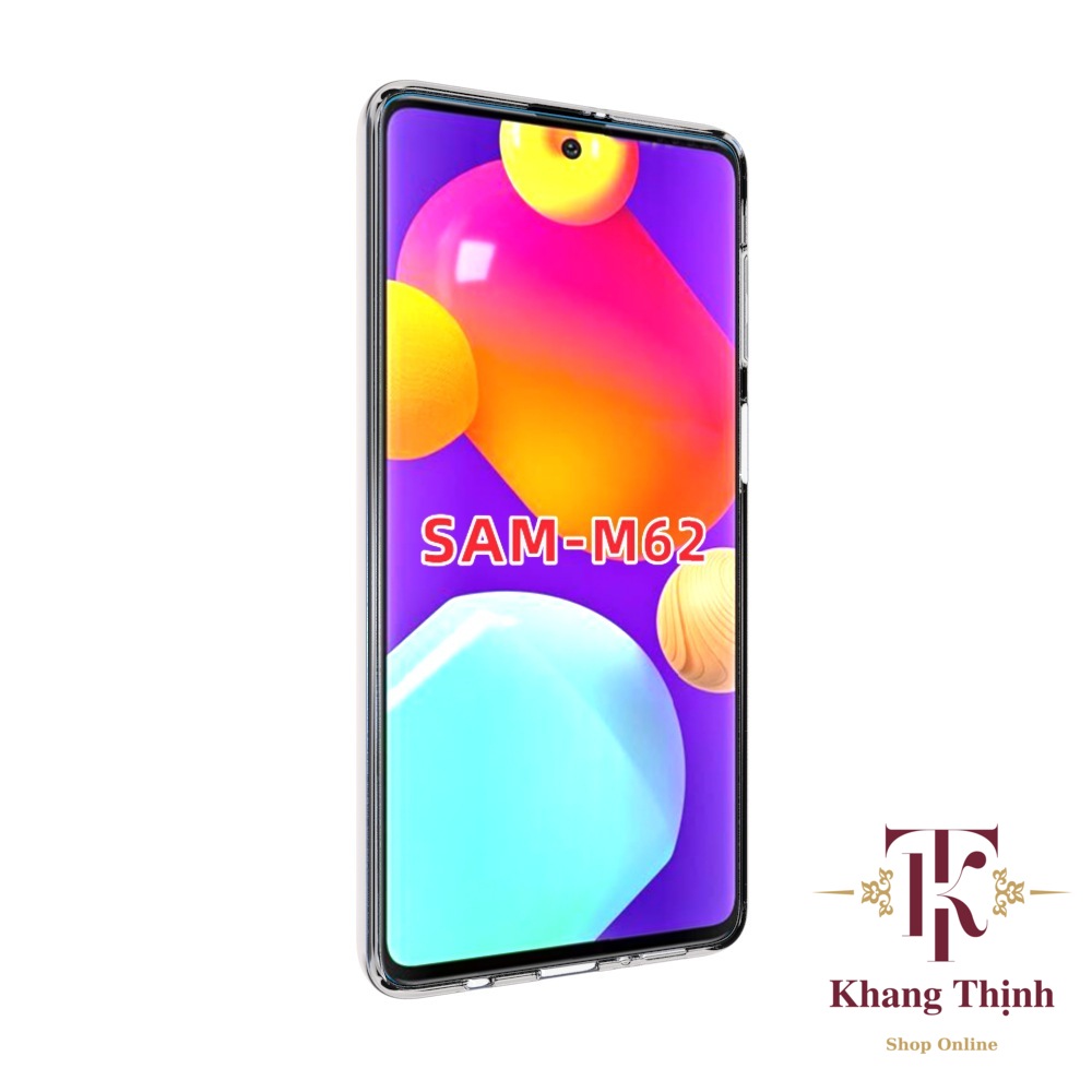 Ốp lưng dành cho Samsung Galaxy M62 silicon dẻo trong suốt cao cấp A+