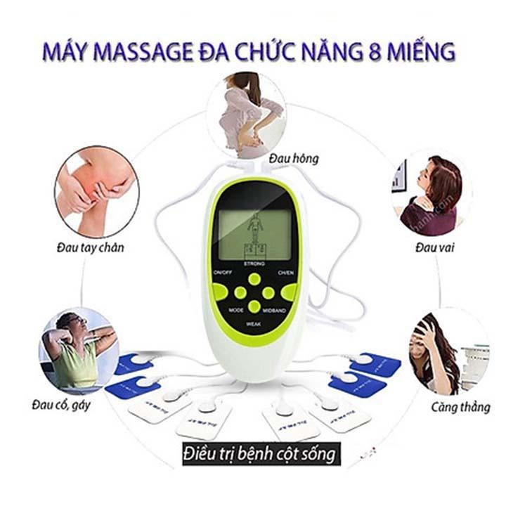 Máy massage xung điện trị liệu 8 miếng dán