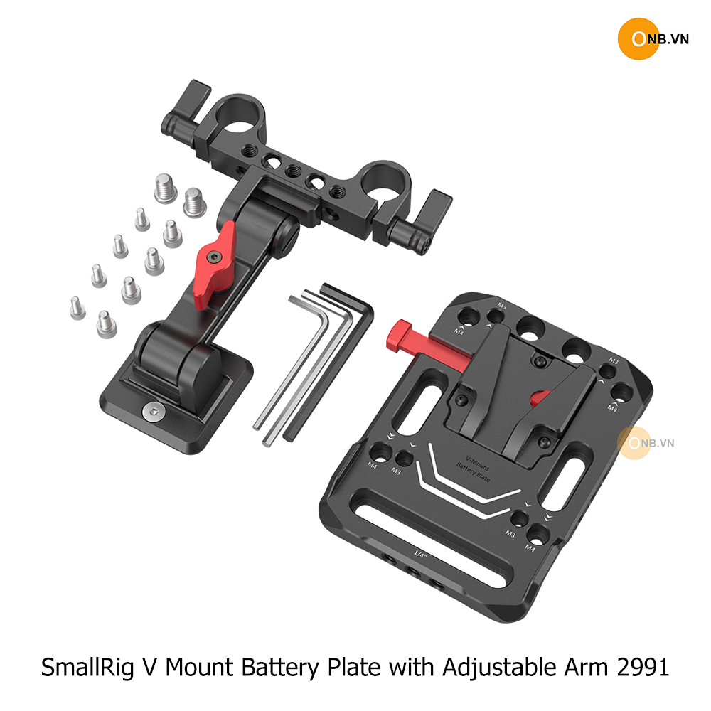 SmallRig V Mount Battery Plate with Adjustable Arm 2991