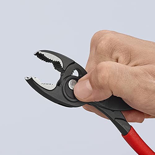 Kìm Mở Ốc Gỉ Sét Knipex TwinGrip 82 01 200 Tay Cầm Đỏ mở được đến ốc Ø 4 - 22mm - Sản Xuất Tại Đức