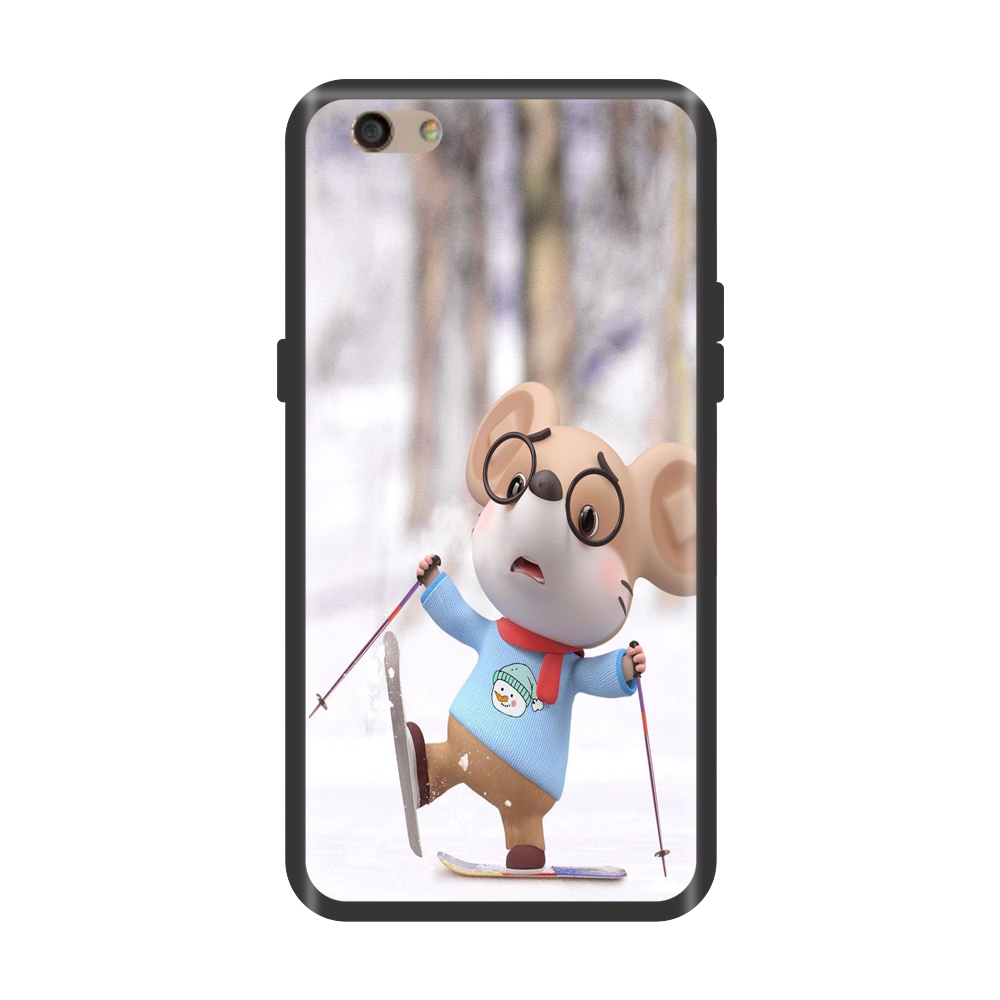 Ốp lưng TPU viền dẻo cho điện thoại OPPO F3 PLUS Hình Chuột Tết 2020 - Mẫu 21