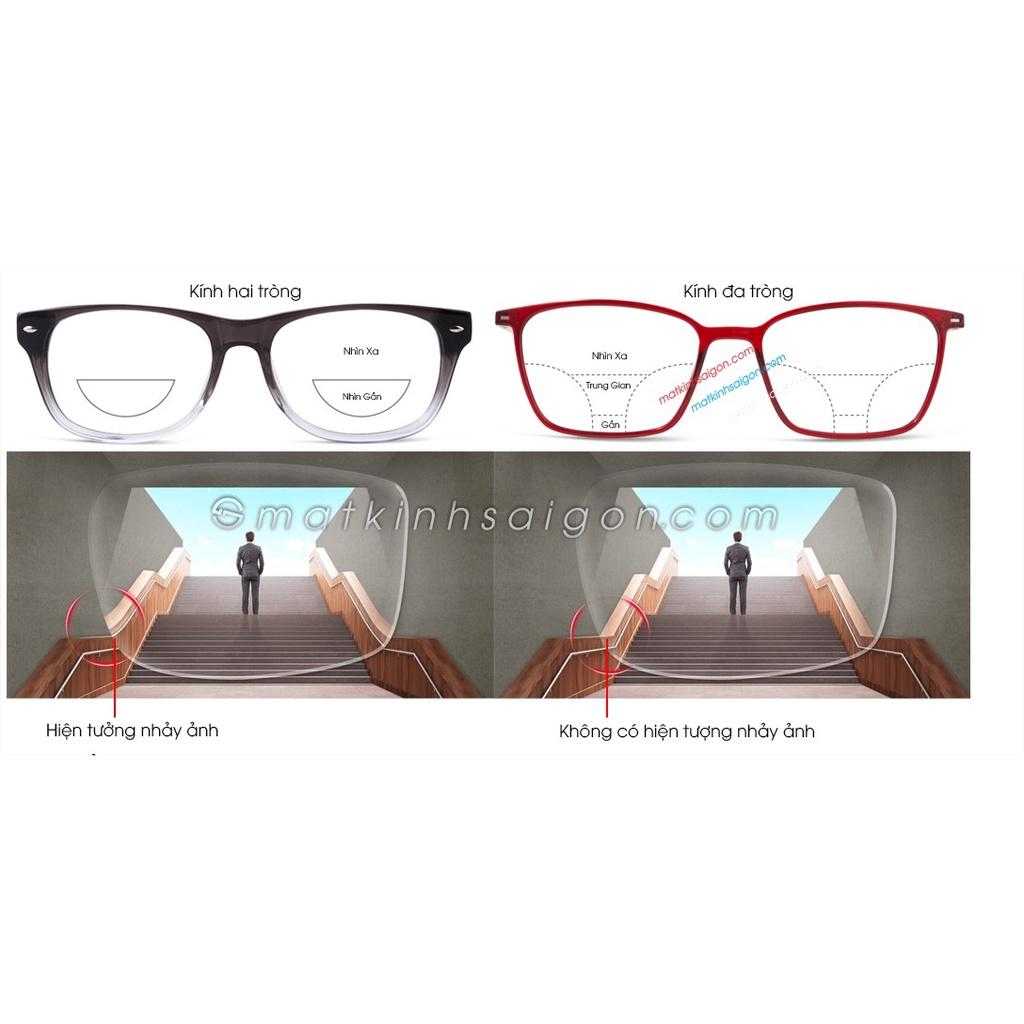 Kính lão thị viễn thị ĐA TRÒNG Đa khoảng cách KV8MUNIQUI cao cấp có bao đẹp tiện lợi
