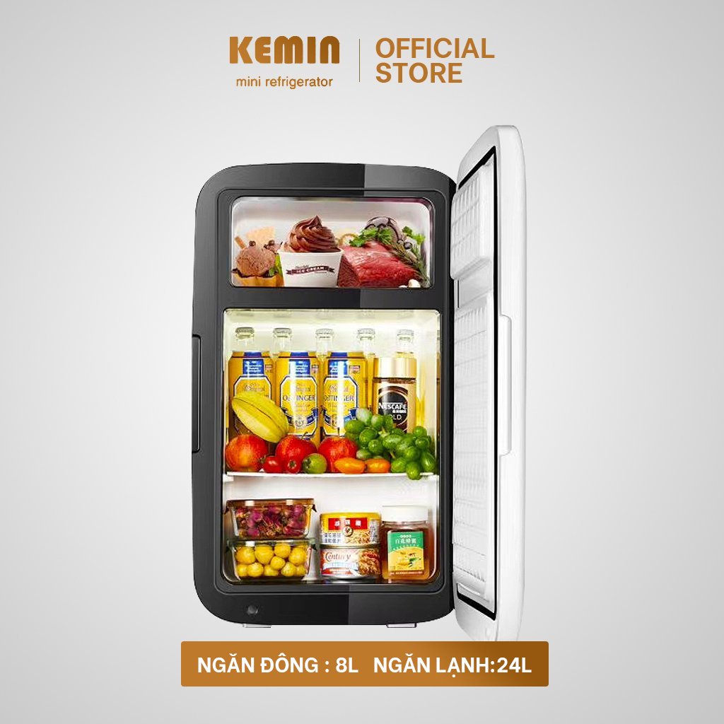 Tủ lạnh mini KEMIN 32L Chính Hãng - Chỉnh nhiệt có ngăn đá