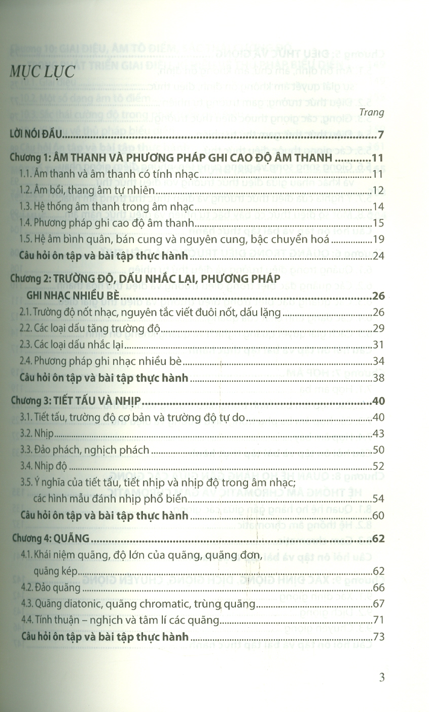 Giáo trình Lí thuyết âm nhạc cơ bản - Trần Bảo Lân (Chủ biên), Nguyễn Đỗ Hiệp, Cao Sĩ Tùng Anh, Trần Quốc Ninh, Đặng Thị Hải Yến, Tạ Hoàng Mai Anh