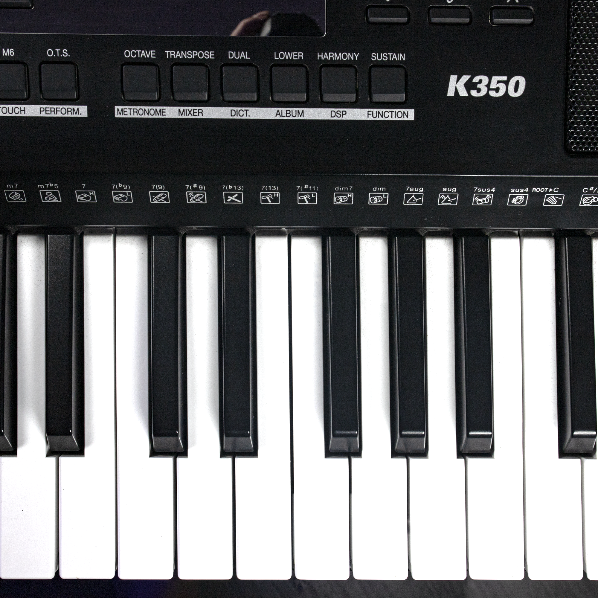 Đàn Organ điện tử/ Portable Keyboard - Kzm Kurtzman K350 - Best keyboard for Minishow - Màu đen (BL) - Hàng chính hãng
