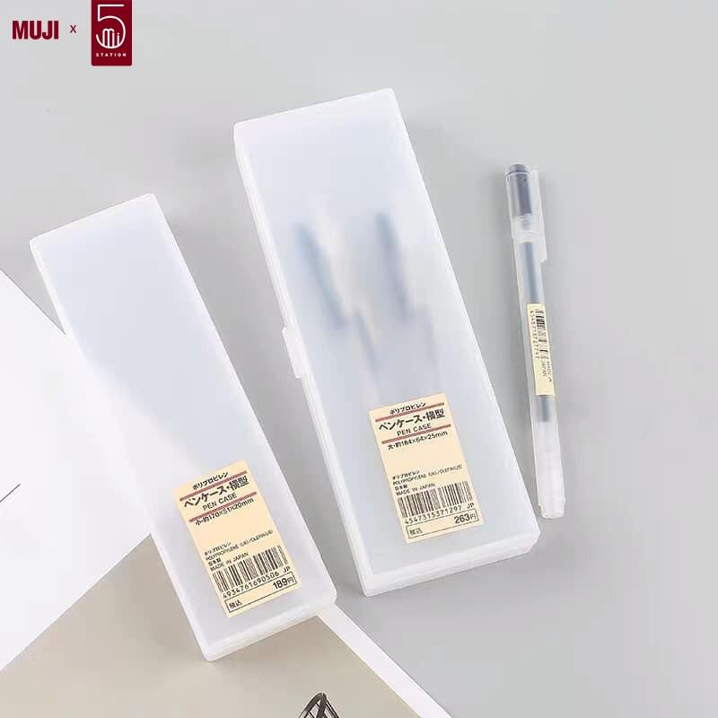 Hộp Bút Nhựa Muji - Hàng Chính Hãng