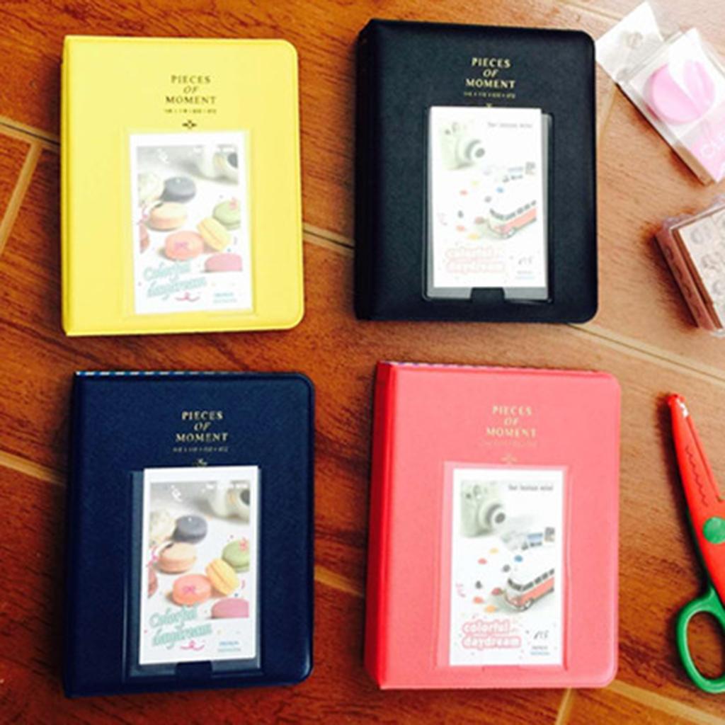 Photo Album Storage Case Mini 64 Photos for Black
