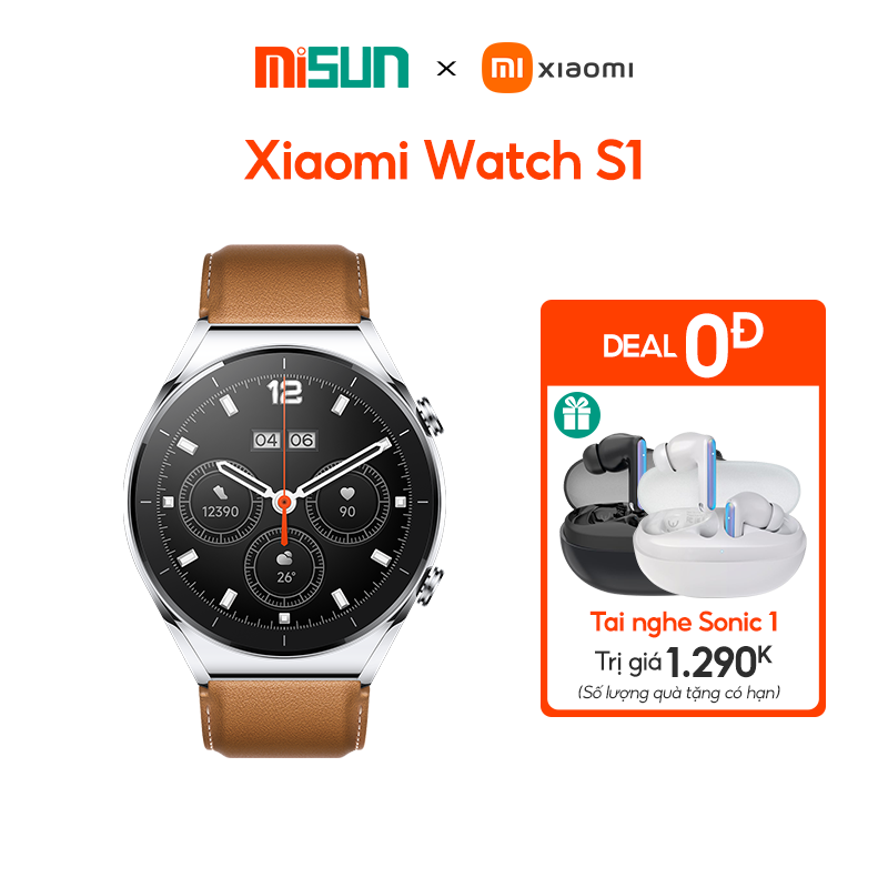 Đồng hồ thông minh Xiaomi Watch S1 - Hàng Nhập Khẩu