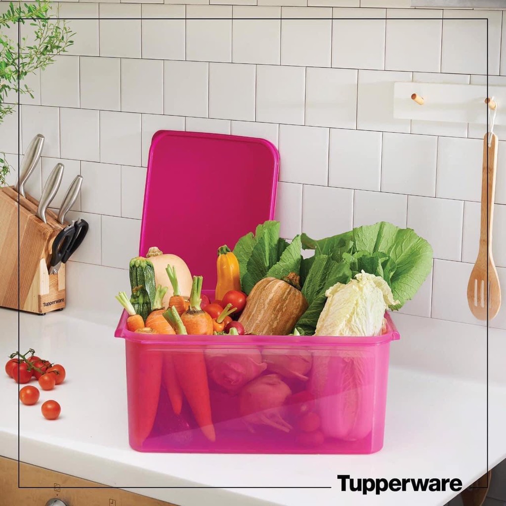 Hộp bảo quản thực phẩm Jumbo Modular Pink 15L TUPPERWARE CHÍNH HÃNG