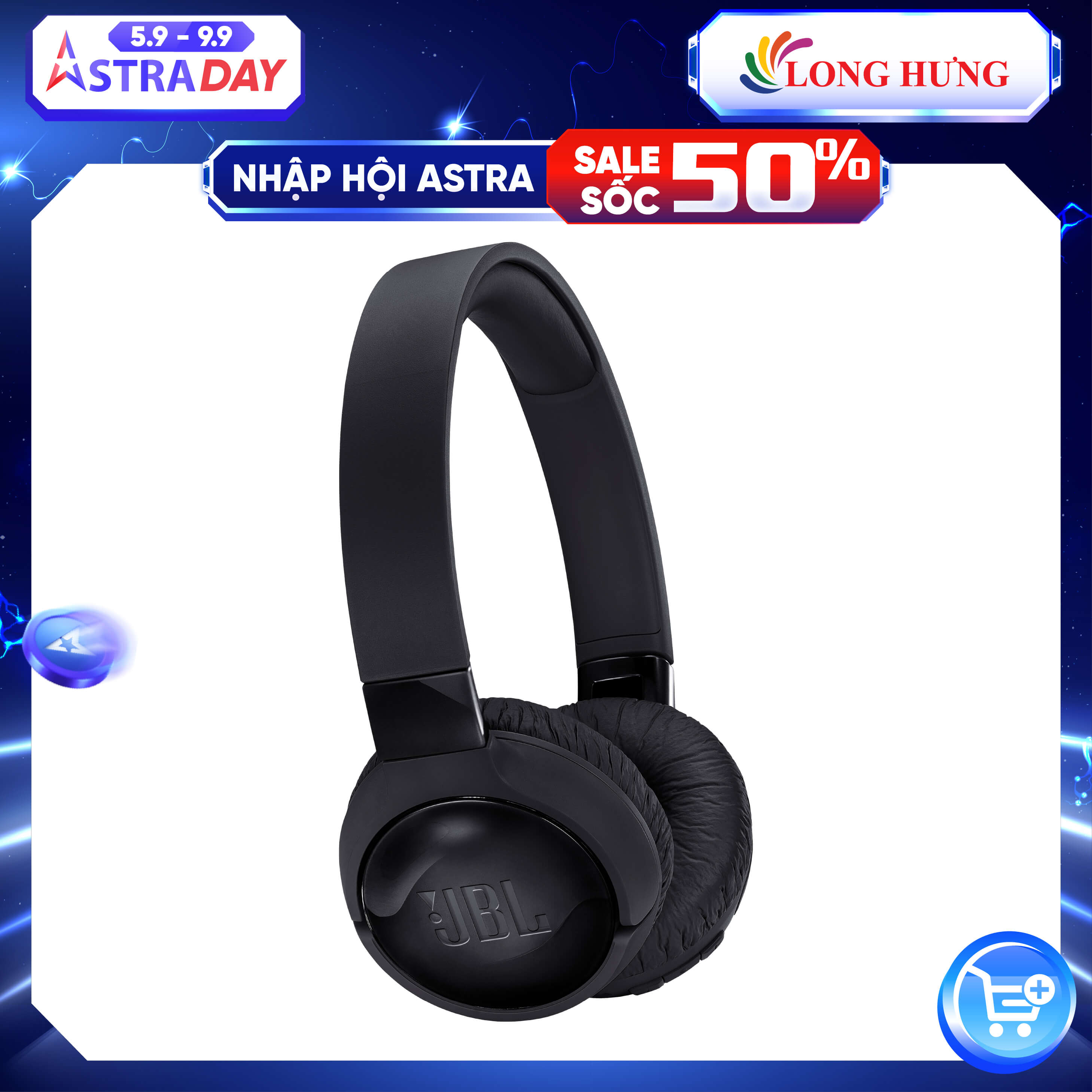 Tai nghe chụp tai Bluetooth JBL Tune 600BTNC JBLT600BTNC - Hàng chính hãng