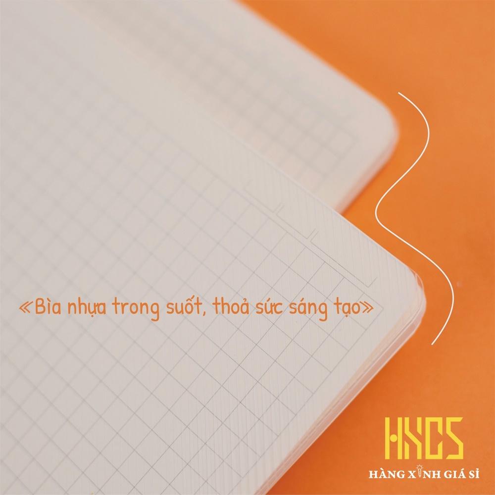 SỔ LÒ XO KÉP B5 CARO BÌA TRONG (6X6mm) 120 TRANG KLONG MS 584