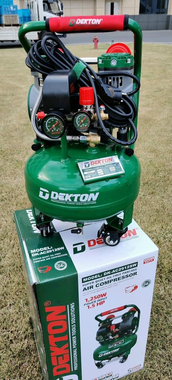 MÁY NÉN KHÍ KHÔNG DẦU 1,5HP 12L DEKTON DK-AC2912SW - HÀNG CHÍNH HÃNG