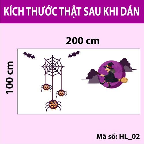 Trang trí Halloween 2020 phù thủy và bầy nhện