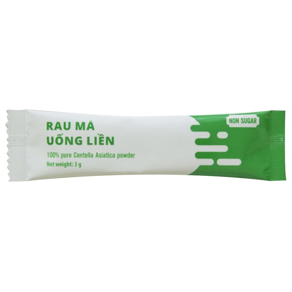 Rau Má Uống Liền ORAMA không đường 15x3g- rau má tươi nguyên chất, tăng cường dinh dưỡng