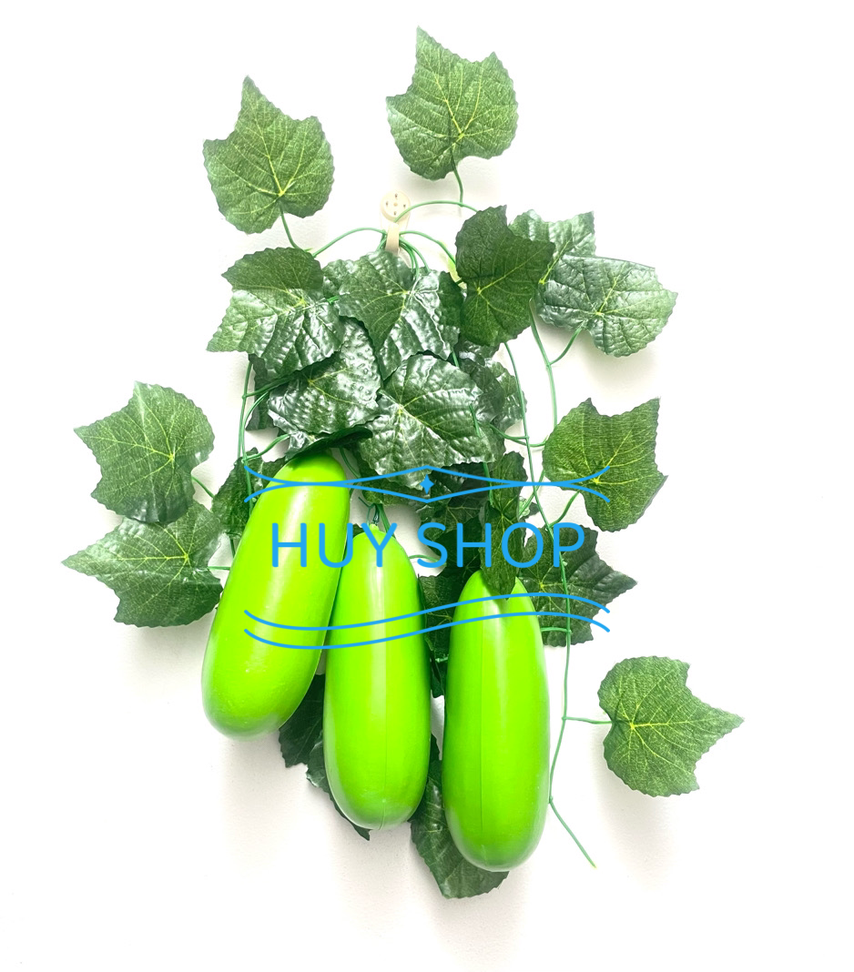 Dây Trái BÍ ĐAU nhân tạo trang trí - Trái Cây giả