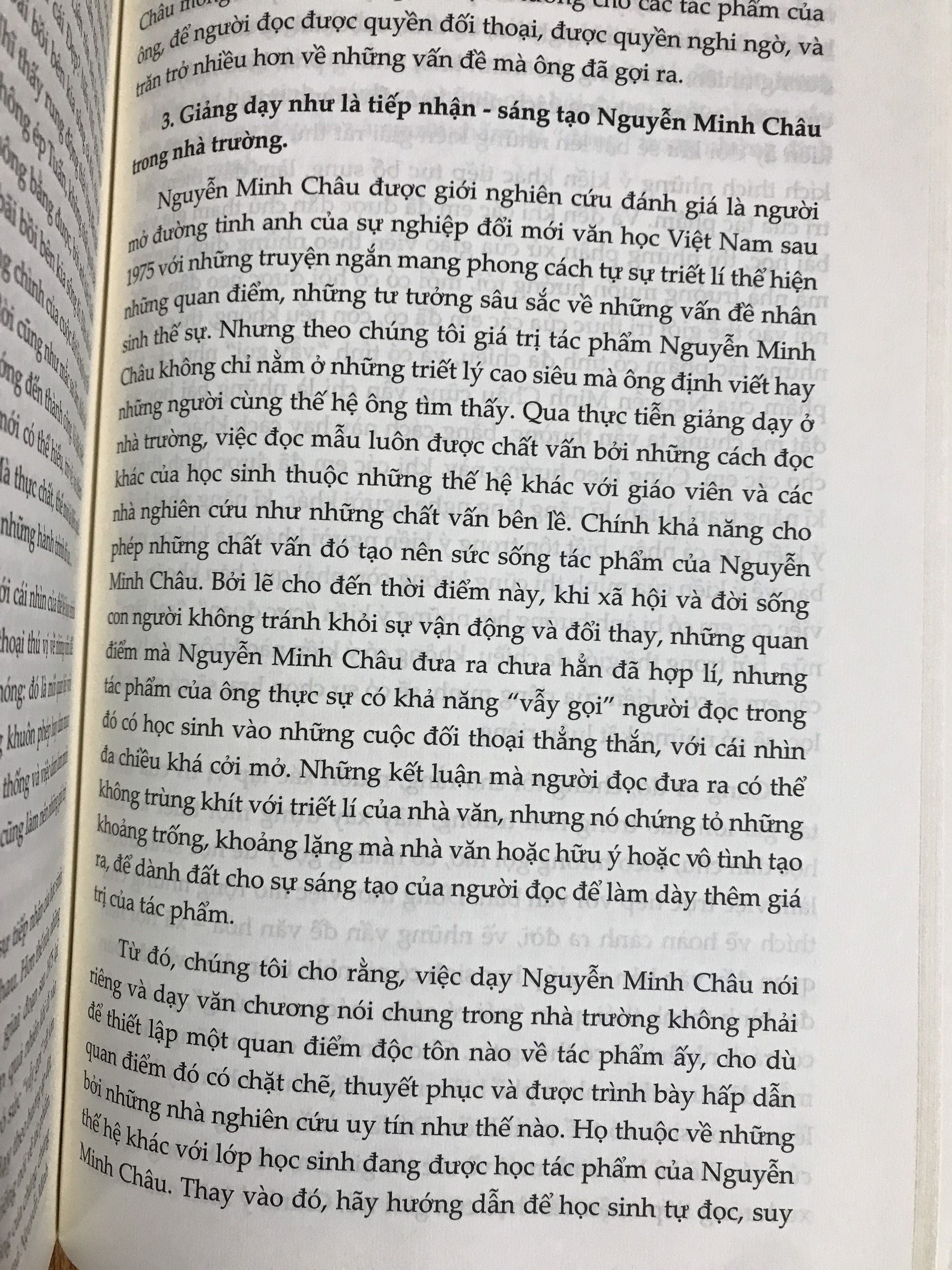 NGUYỄN MINH CHÂU TRONG TIẾN TRÌNH ĐỔI MỚI VĂN HỌC VIỆT NAM