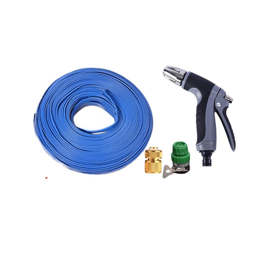 Bộ dây vòi xịt nước rửa xe,tưới cây tăng áp 3 lần 15m 206817 TL