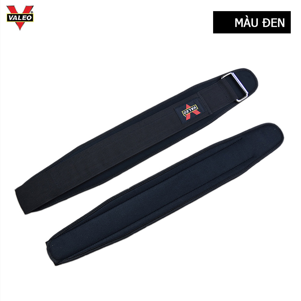 Đai Lưng Mềm Tập Gym VALEO bản 12cm gọn nhẹ, chắc chắn