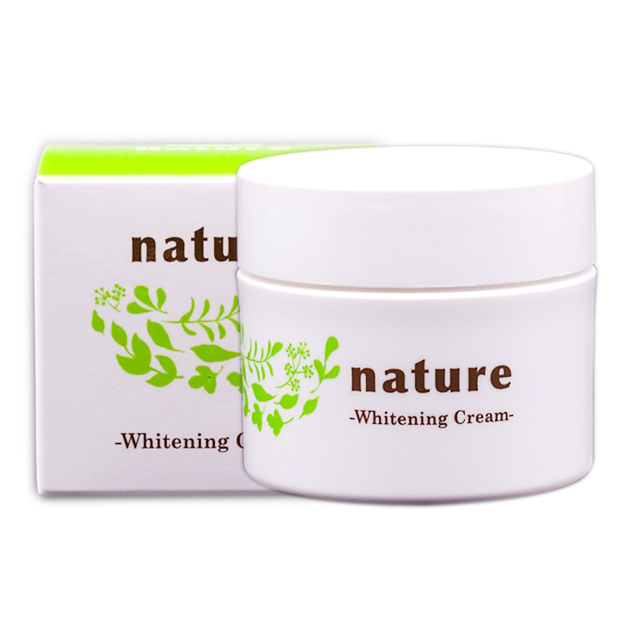 Kem dưỡng làm trắng da ban đêm Nature Whitening Cream Nhật Bản 50g + Móc khóa