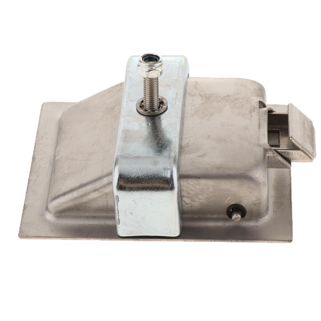 2x Camper Trailer Paddle Entry Door Cabinet Flat Lock Pull Square Lock Latch