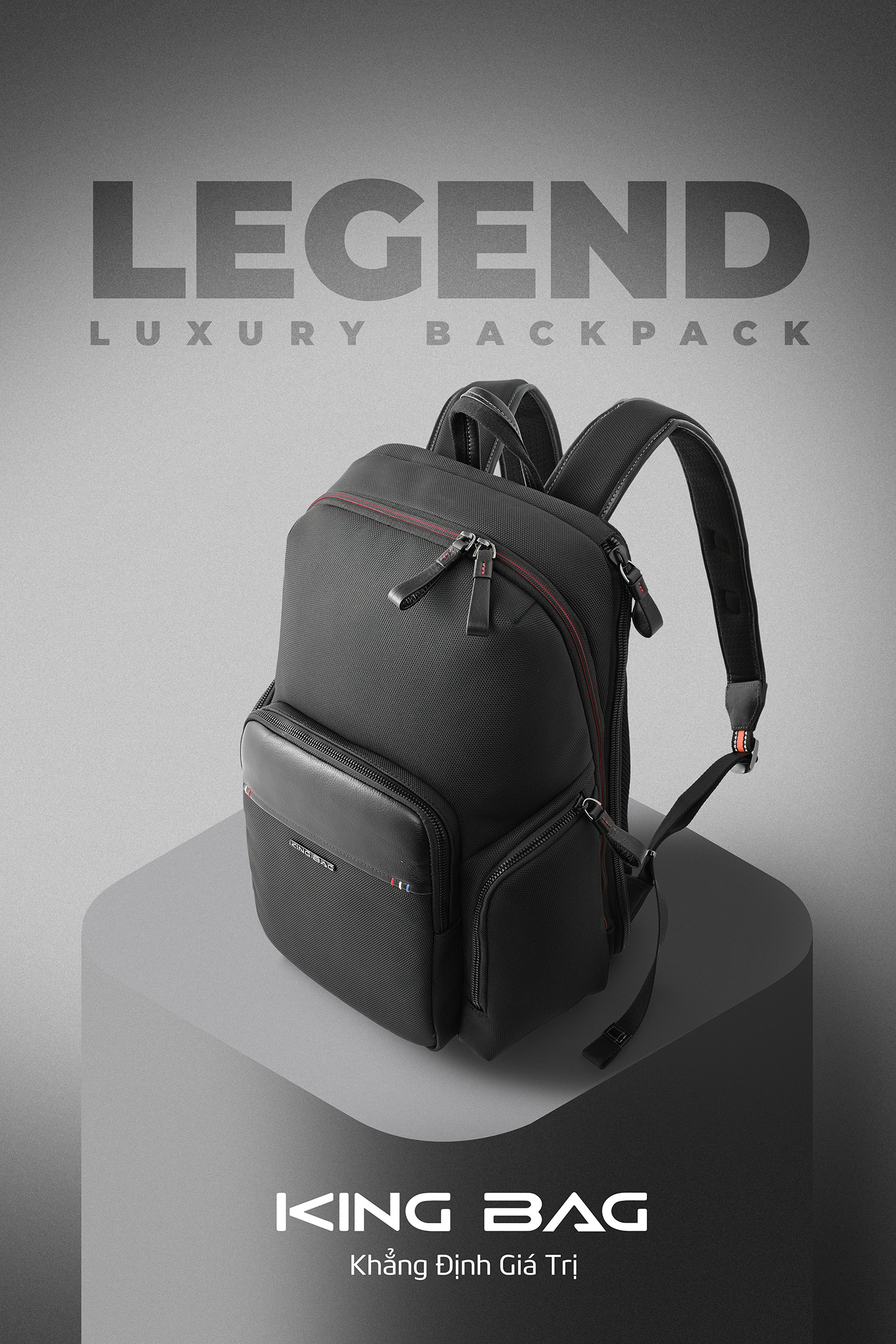 Balo Laptop 15.6 inch KINGBAG LEGEND -Hàng Chính Hãng