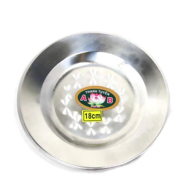 Đĩa inox đủ size (từ 16cm đến 24cm)