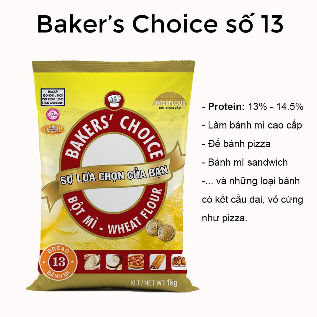 Bột mì Bakers’ Choice số 8, 11, 13 (Bread Flour) 1kg