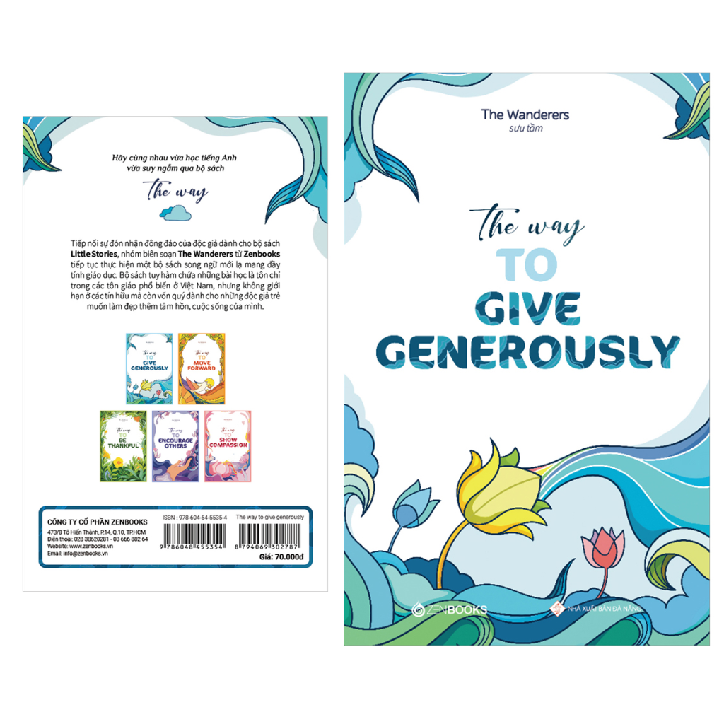 Sách The Way To Give Generously (Song Ngữ Anh - Việt)