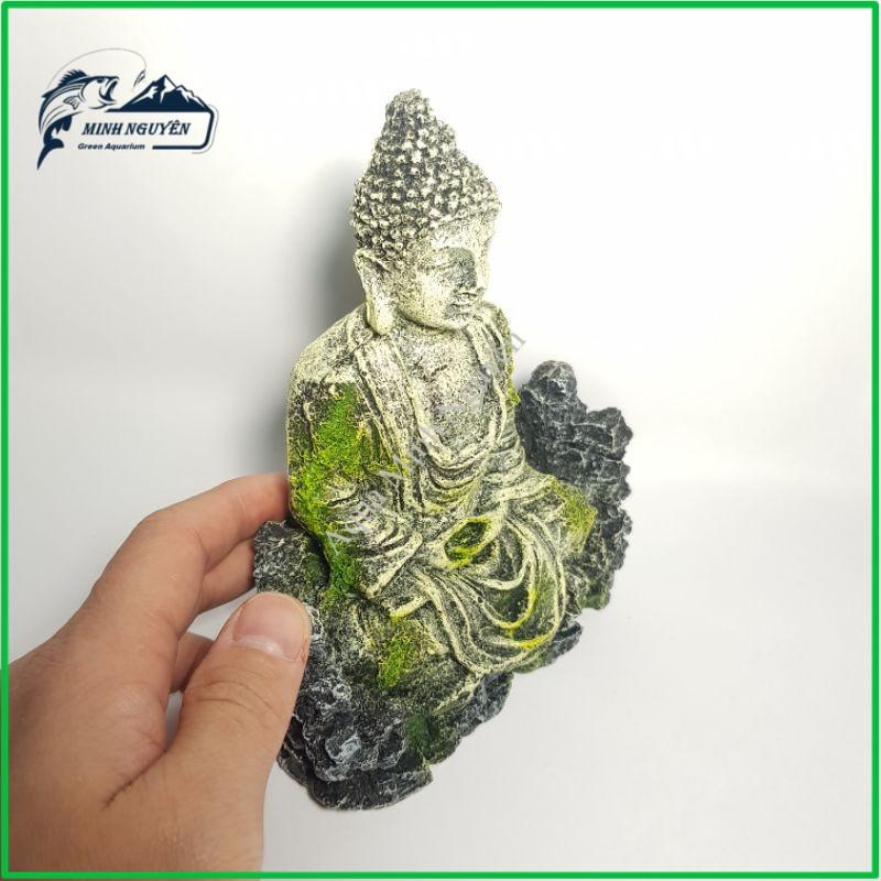 Tượng phật trang trí bể cá tượng phật hồ cá cảnh Tượng phật quan âm bể thủy sinh, Bể bán cạn tiểu cảnh bonsai