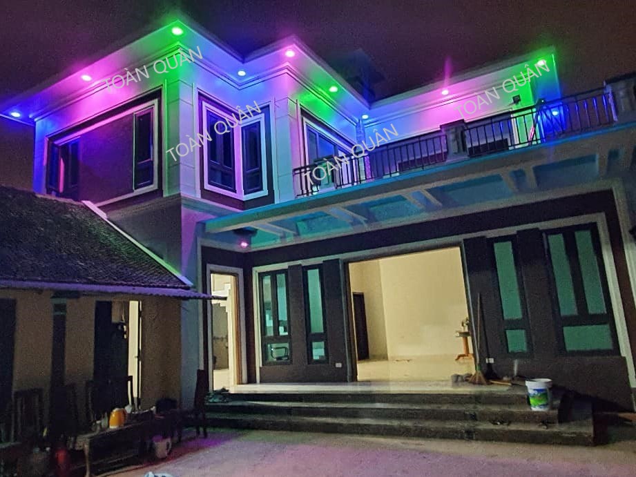 Đèn LED ÂM TRẦN VIỀN MÀU 3 chế độ 3W+3W