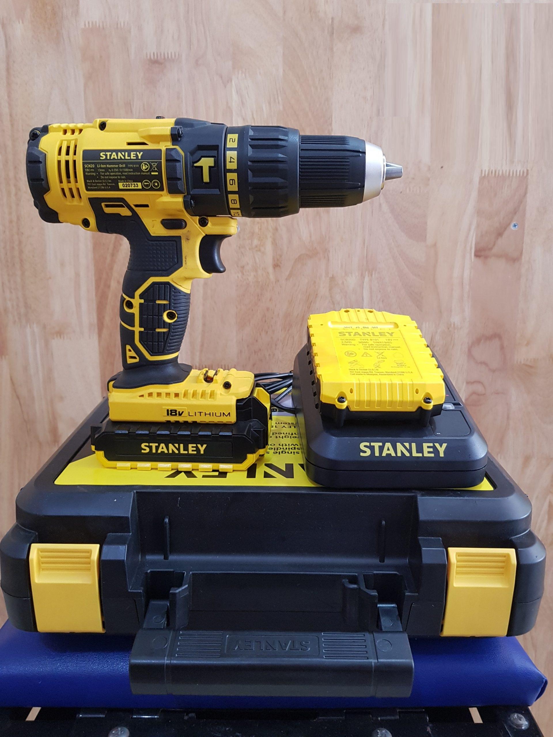 MÁY KHOAN CẦM TAY 18V STANLEY SCH20D2K- HÀNG CHÍNH HÃNG