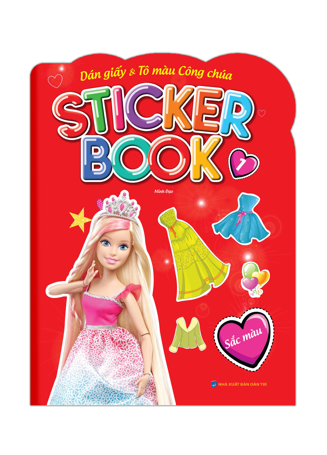 STICKER BOOK - GIẤY DÁN &amp; TÔ MÀU CÔNG CHÚA 1 - SẮC MÀU_MT