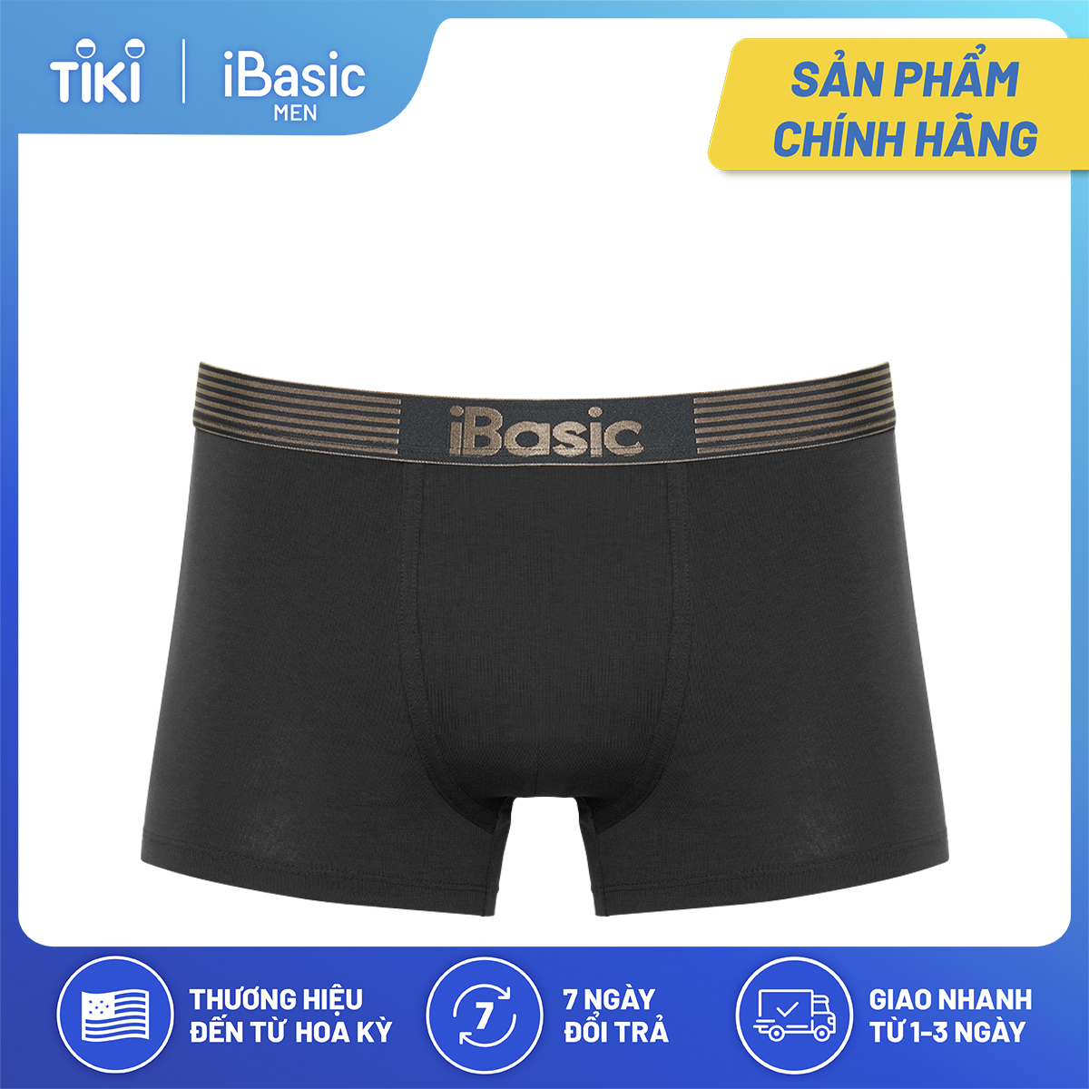 Quần lót nam đùi ngắn cotton iBasic PANM078