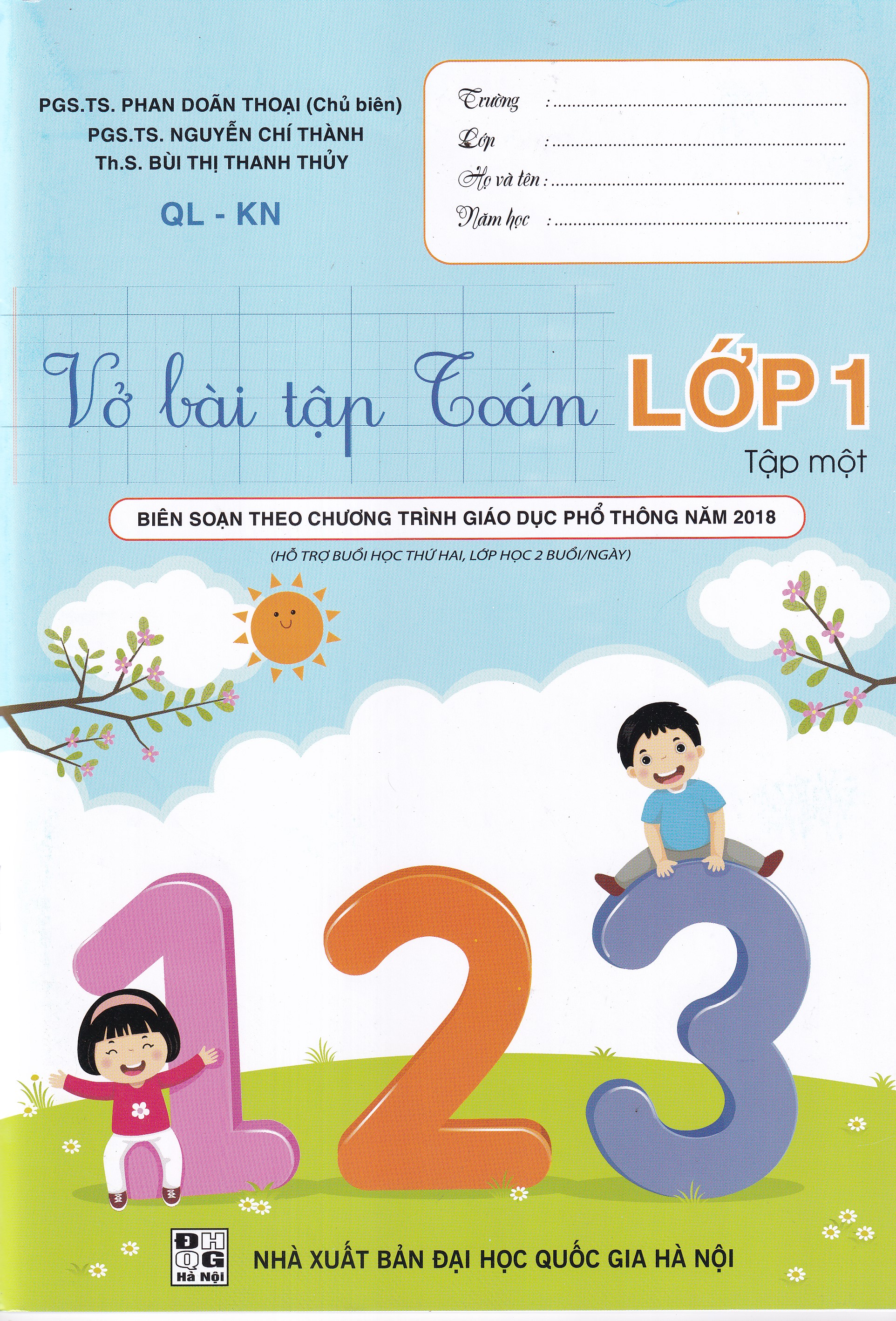 VỞ BÀI TẬP TOÁN LỚP 1 TẬP 1 - VIẾT THEO BỘ SÁCH KẾT NỐI